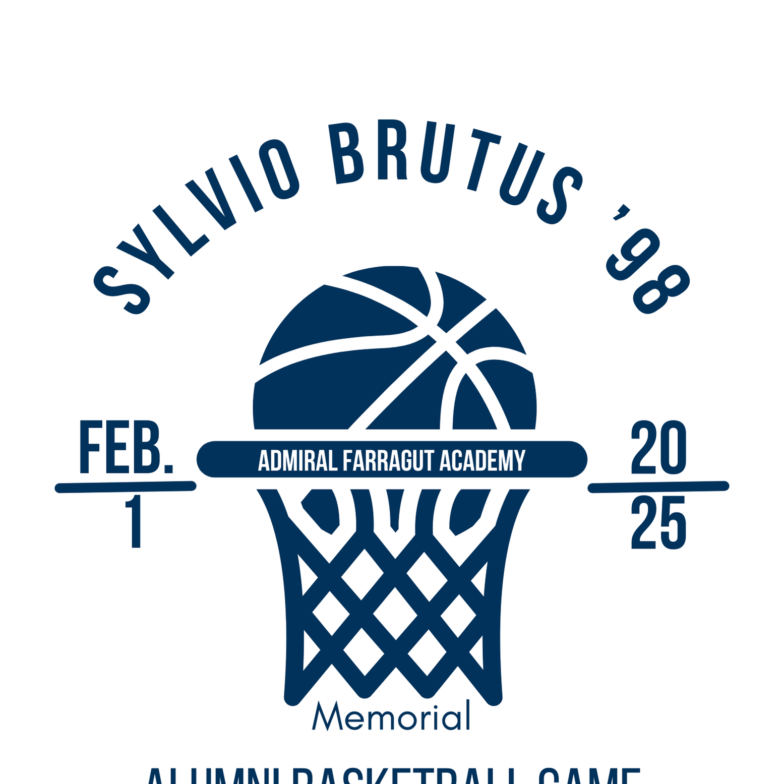 Sylvio Brutus '98 Memorial Basketball Game - February 1, 2025 - logo